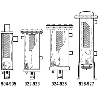 Temprite 900 serie olieafscheider coalescent