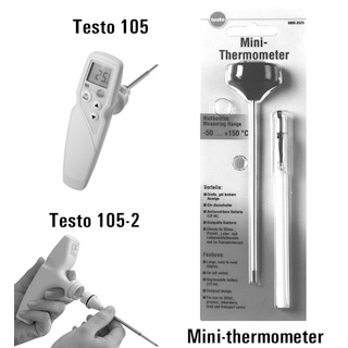 N836-1055 Testo 105-1 levensmiddelen thermometer