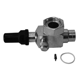 N101-0010 Universele Rotalock Haaks, 1/4" soldeer, 3/4" UNF