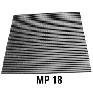 N792-6200 MP-18 457 x 457 x 9,5mm 35kg/cm2 rubbere trillingsdempermat