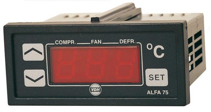 N797-1690 VDH ALFANET 35 | Sensoren: 1: PTC | Functies: Koelen/Natuurlijke ontdooiing/Interval ontdooiing | Bereik: -50°C tot 50°C | 230V